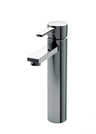 KAJA-B-Quadrat Wascht., erhöhter Auslauf 210 mm, Ausladung 120 mm, chrom 60040-C