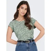 ONLY Shirtbluse ONLVIC S/S AOP TOP NOOS PTM mit Allover Druck
