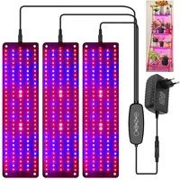 MUPOO Vollspektrum LED Wachstumslampe Vollspektrum LED Pflanzenlicht,Dimmbar,Timing- & Speicher Grow Lampe, für Marihuana,Blumen,Obst
