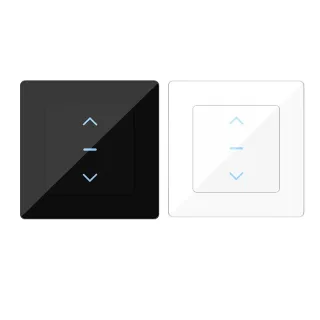 MoesHouse Tuya WiFi Smart Curtain Switch Touch Panel for Motorized Curtains and Roller Blinds Voice Control with Smart L