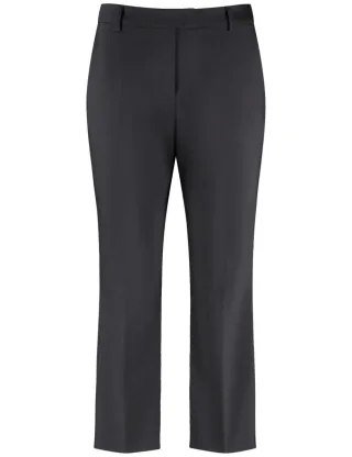 GERRY WEBER Collection - Schlichte 7/8 Hose mit Stretchkomfort schwarz - Gr. - 42