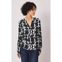 STREET ONE Langarmshirt mit Strukturmix