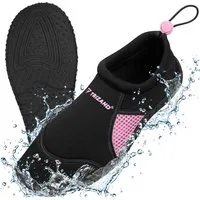 Trizand Badeschuh Neoprenschuh Strandschuh Wasserschuh (Spar-Set, 1-tlg., 39) rutschfeste Sohle, 5 mm, schnelltrocknend, Kordelzug