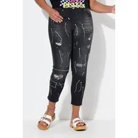 Angel of Style Regular-fit-Jeans Jeans Slim Fit Farbspritzer 5-Pocket