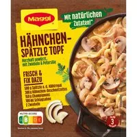 MAGGI Saucen, Maggi Fix für Hähnchen Spätzle Topf mit Zwiebeln und Petersilie 48g