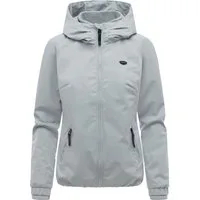 Ragwear Outdoorjacke Dizzie Tech Wasserdichte Damen Übergangsjacke mit großer Kapuze