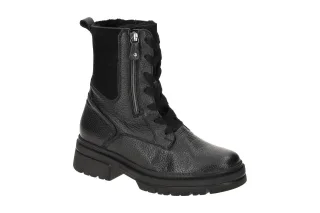 Waldl?ufer Damen Winterstiefelette 930901 H-AMARA schwarz Leder Warmfutter