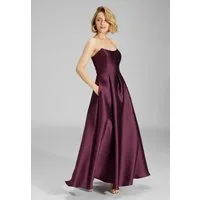 SWING Abendkleid - Abendkleid aus edlem Twill mit Korsage Oberteil Oberteil in figurbetonter Passform