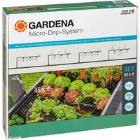 GARDENA Bewässerungssystem Micro-Drip-System Set Hochbeet/Beet (35 Pflanzen)