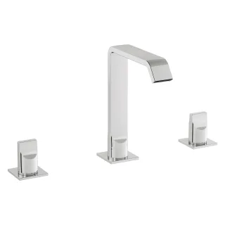 VitrA Suit Zweigriff-Waschtischarmatur 3-Loch-Montage Chrom,A42784 A42784
