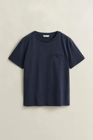 GANT - Tonal Shield T-Shirt evening blue - Gr. - S