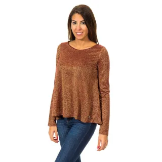 Damen Pullover mit langen Ärmeln und Rundhalsausschnitt 10DML0483