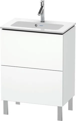 Duravit L-Cube Waschtischunterbau bodenstehend Weiß Matt 620x391x704 mm - LC667301818 LC667301818