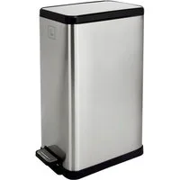 SVITA Mülleimer STM18, Treteimer, 18L, Inneneimer, Edelstahl, Silber