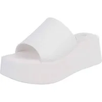 Ital-Design Plateauschuh mit offener Zehenpartie für Damen Plateausandaletten (91409154) Keilabsatz/Wedge Keilsandaletten in Weiß