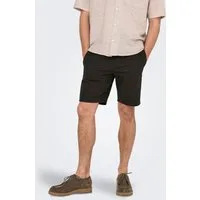 ONLY & SONS Shorts ONSLINUS 0007 COT LIN SHORTS NOOS Baumwolle mit Leinen, normal geschnitten