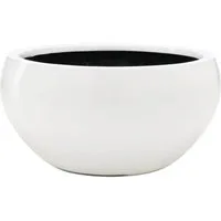 Flingora Pflanzschale Alodie, Fiberglas - Indoor & Outdoor - Weiß - Ø 50 cm