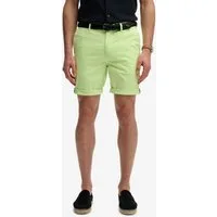 Superdry Chinoshorts PREMIUM REGULAR CHINO SHORT aus Baumwollmischung mit Elasthan, Relaxed Fit, unifarben, knielang