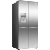 Hisense Multi Door RQ5P470SYID, 178,5 cm hoch, 79,4 cm breit, Wasser-/Eisspender, Total NoFrost, Metal Cooling