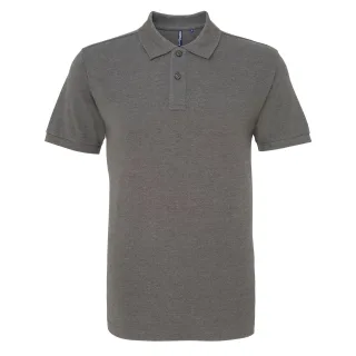 Asquith & Fox Herren-Poloshirt mit kurzen Ärmeln (Holzkohle)