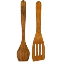 SOHFA Pfannenwender 2er Pfannenwender Set, europäisches Holz