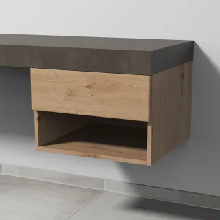 Sanipa Anbau-/Solitärschrank 2morrow (P2352) 340x500x520 Eiche-Natural-Touch, P235285 P235285