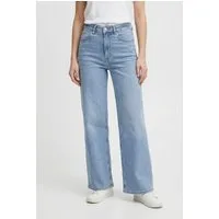 ONLY High-waist-Jeans ONLMADISON BLUSH HW CP WD DNM CRO371NOOS wide fit, knöchelfrei