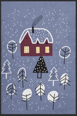 Fussmatte Winter 10263 | Größe: 60 cm x 90 cm