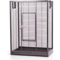 Montana Cages Vogelkäfig Premium Vogelvoliere "New Melbourne I" Vogelkäfig für Sittiche, Antik, ca. 80 x 50 x 110 cm