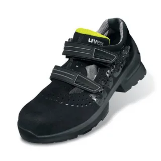 uvex 1 Sicherheitsschuh Sandalen S1, schwarz/gelb schwarz/gelb 35 - 6560935