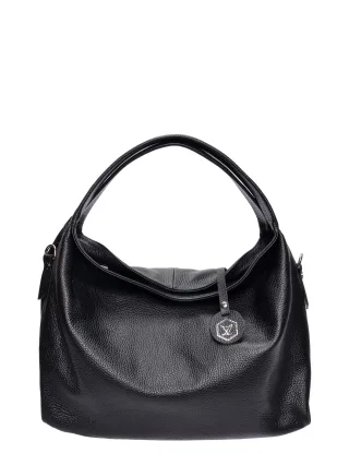 Luisa Vannini Schwarz Rindsledertasche