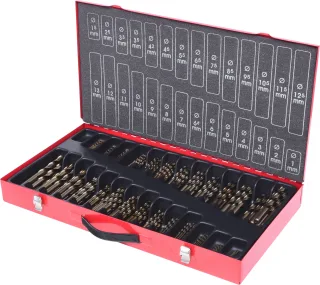KS Tools HSS-G Co 5 Spiralbohrer-Satz, 230-tlg, 1-13mm - 330.3650