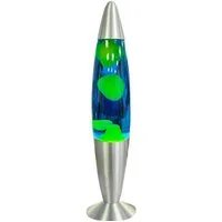 BLULAXA LED Lavalampe BLULAXA LED-Lava-Tischleuchte, 50961, 20W, 34 cm, gelb/blau
