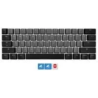 SKILLER SAC20 S4, Tastenkappe schwarz, 62 Stück, ANSI-Layout (US), für SKILLER SGK50 S4