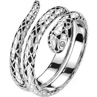 Taffstyle Fingerring Edelstahl Ring Schlangenmuster Schlangen Wickelring Größe 69 (22.0) (Massiv Breit Rocker Schmuck Bikerschmuck Fingerring), Fingerring Herren Stein Siegelring Ring Herrenring Männer Biker