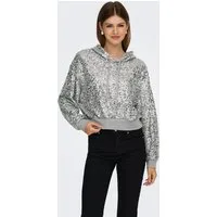 ONLY Kapuzensweatshirt ONLJADA L/S SEQUINS HOOD SWT