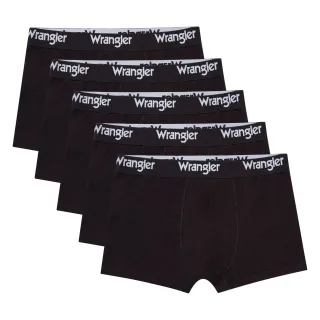 Wrangler – 5er-Pack – Boxershorts – Schwarz