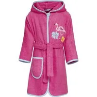 Playshoes Kinderbademantel Frottee-Bademantel Flamingo