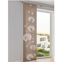 heine Gardine Schiebevorhang (1 St), Klettband, halbtransparent, Schiebevorhang