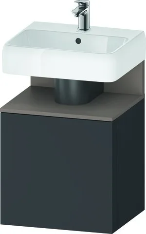 Duravit Qatego Waschtischunterbau wandhängend Graphit Matt 490x420x645 mm - QA4077L43490000 QA4077L43490000