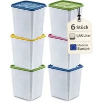 Annastore Vorratsdose Hochwertige Tiefkühldosen - Gefrierdosen - Tiefkühlboxen, von -20°C bis + 100°C - Gefrierboxen Luftdicht