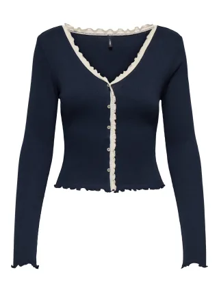 ONLY - ONLLAILA L/S BUTTON TOP MIX BOX JRS NOOS Navy Blazer - Gr. - L