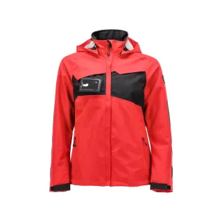MASCOT Damen Hard Shell Jacke ACCELERATE Verkehrsrot / Schwarz 3XL - 18311-231-20209-3XL