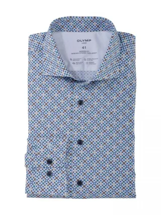 OLYMP - Businesshemd : Modern Fit grün - Gr. - 41