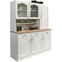 wiho Küchen Küchenbuffet Linz 150 cm breit, in Landhaus-Optik