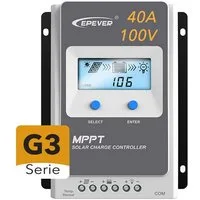 enjoy solar Solarladeregler EPEVER® MPPT Tracer AN, EPEVER® IT-NC G3 MPPT-Laderegler, Standard Modbus Kommunikationsprotokoll mit RS485 Schnittstelle