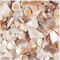 Eurosand Bastelnaturmaterial PERLMUTT Stücke ca 10-20mm. 330ml.