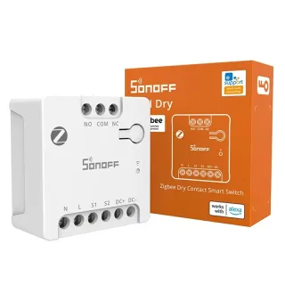 SONOFF MINI-ZBD MINI Dry Zigbee3.0 Dry Contact Smart Switch Output with NO/NC Support Flexible AC & DC Power Works with