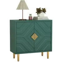 HOLTICO Sideboard Schrank für Wohnzimmer, Küche, Schlafzimmer (1 St), Kommode mit 2 Türen, Küchenschrank, Aufbewahrungsschrank