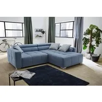 Jockenhöfer Gruppe Ecksofa Salerno L-Form, B: 280 cm, im Big-Sofa-Style, mit Kopfteilverstellung & Zierkissen